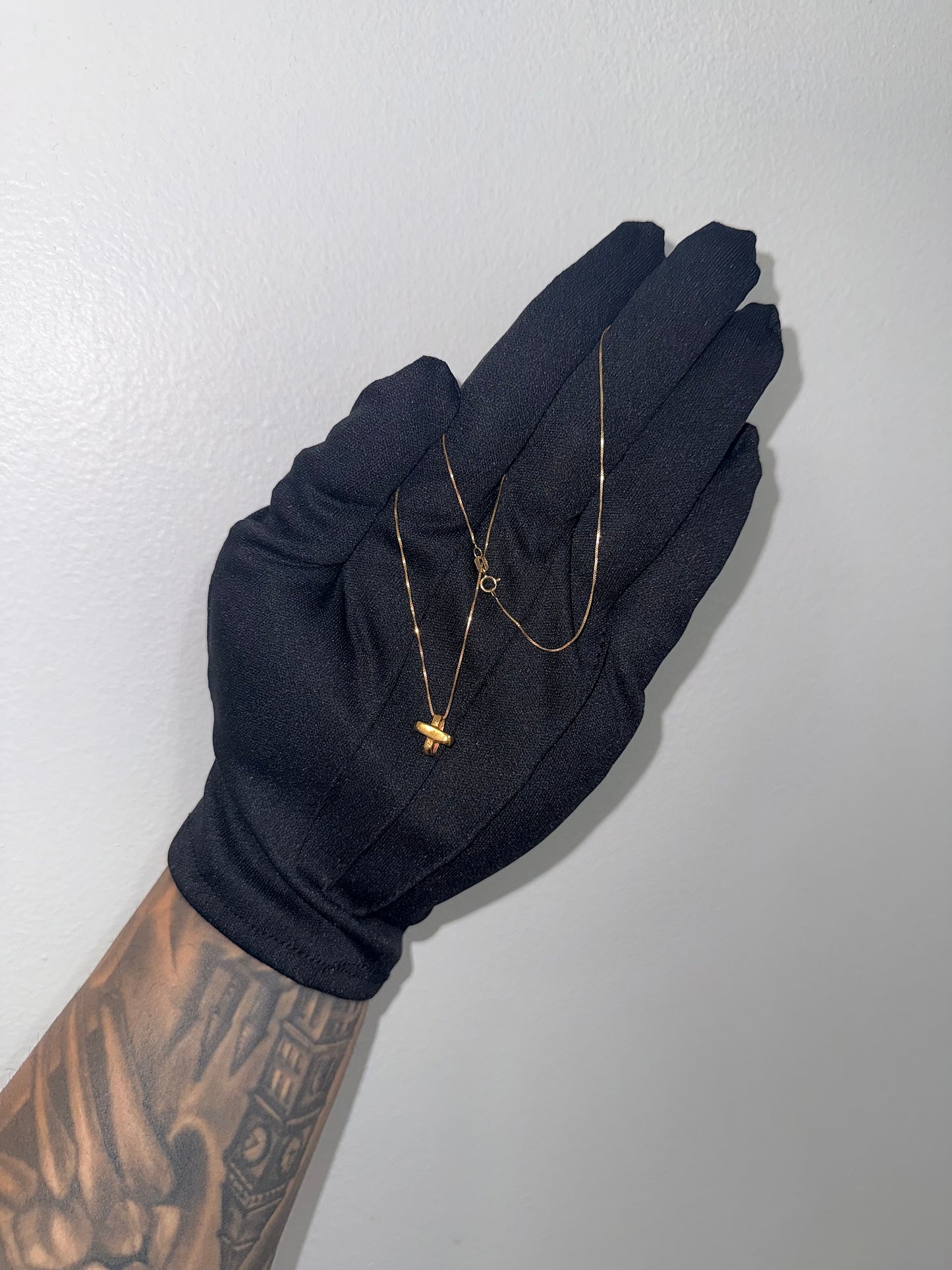 Cadena Dije Mini Criss Cross
